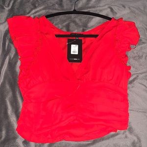 Fashion Nova Red Crop Top